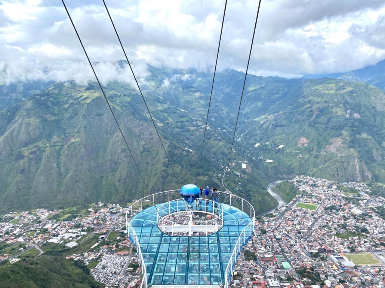 Mountain Chalet - Tungurahua Hot Springs/Aguas Termales Baños Exterior foto